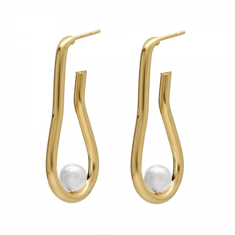 Victoria Cruz - Orecchini Perla - Argento - Milano
