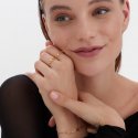 Victoria Cruz - Anello Esagonale - Argento - Placcato Oro