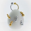 Victoria Cruz - Anello Regolabile - Argento - Sfera