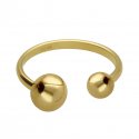 Victoria Cruz - Anello Regolabile - Argento - Sfera