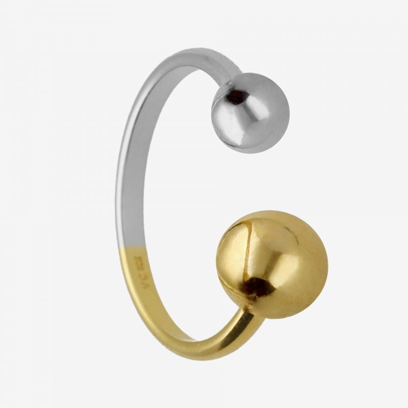 Victoria Cruz - Anello Regolabile - Argento - Sfera