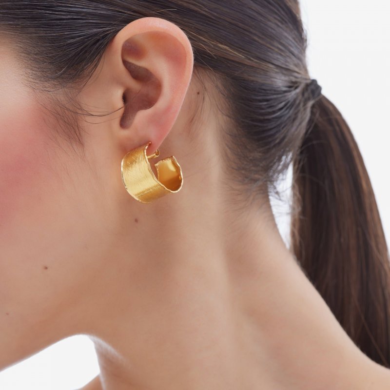 Victoria Cruz - Orecchini A Benda - Argento Sterling