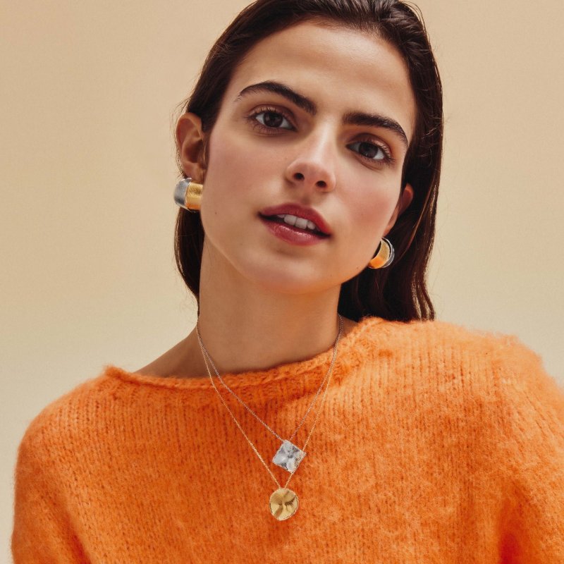 Victoria Cruz - Orecchini A Benda - Argento Sterling