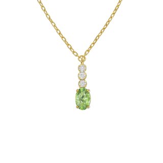 Victoria Cruz - Collana Bonjour - Cristalli Rosa - Argento