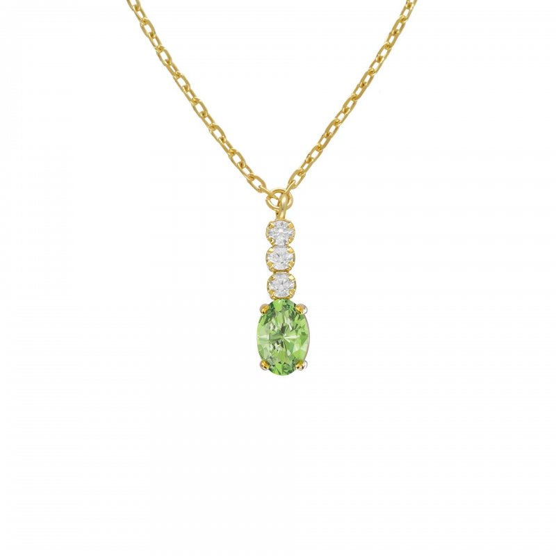 Victoria Cruz - Collana Bonjour - Cristalli Rosa - Argento