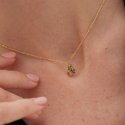 Victoria Cruz - Collana God Morgen - Cristallo Multicolore - Argento