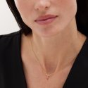 Victoria Cruz - Collana Arco Bonjour - Cristalli Rosa