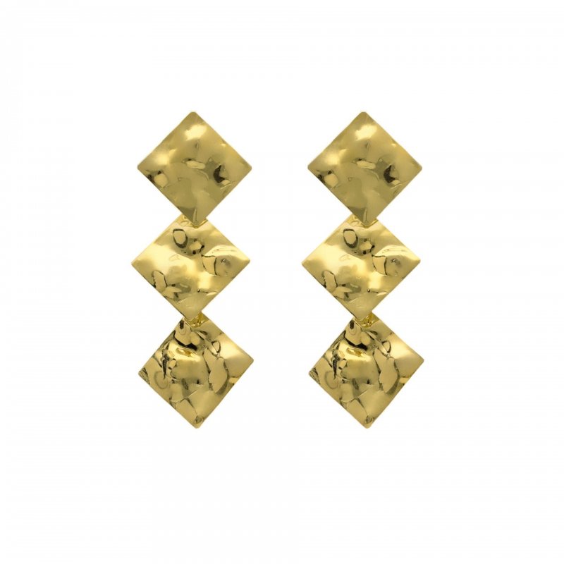 Victoria Cruz - Orecchini Lunghi - Argento - Ghana