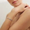 Victoria Cruz - Bracciale Halo - Cristallo Bianco - Argento