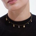 Victoria Cruz - Collana Foglia Perla - Argento
