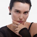 Victoria Cruz - Anello Noise - Argento Regolabile