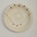 Victoria Cruz - Orecchini Bonjour - Cristalli Rosa - Argento