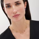 Victoria Cruz - Collana God Morgen - Cristallo Multicolore - Argento