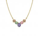 Victoria Cruz - Collana God Morgen - Cristallo Multicolore