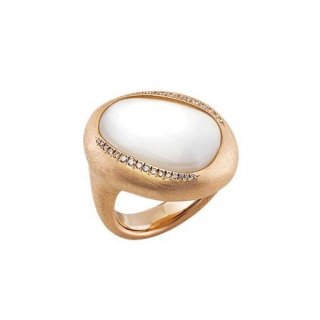 Chantecler - Anello Enchanté - Oro Rosa - Diamanti