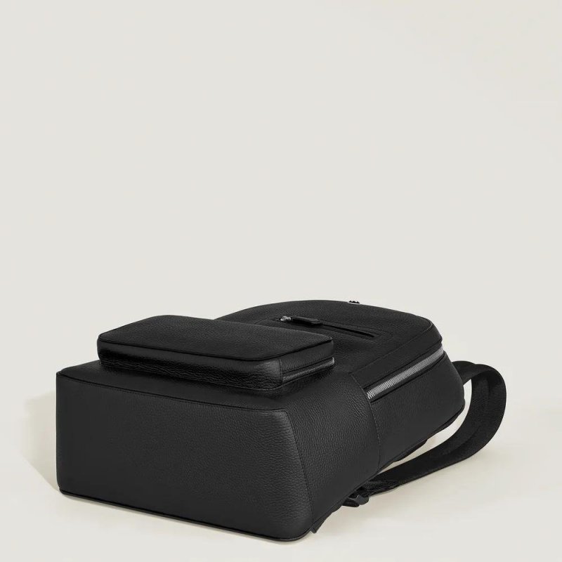 Montblanc - Zaino Grain - Pelle Granulata - Nero