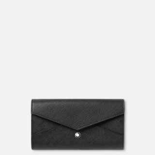 Montblanc - Portafoglio Continental Sartorial - Nero - Pelle