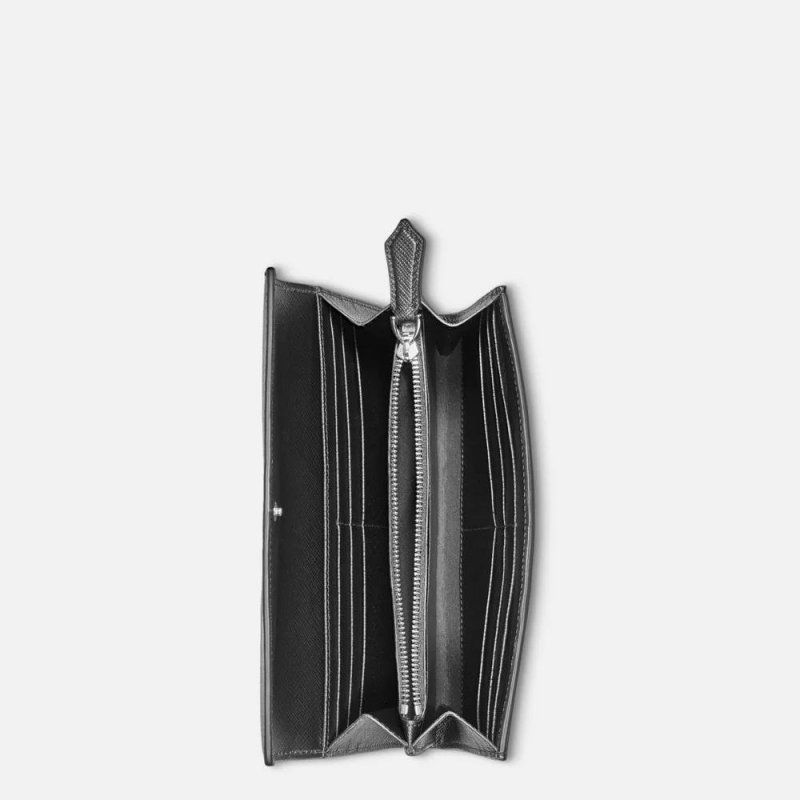Montblanc - Portafoglio Continental Sartorial - Nero - Pelle