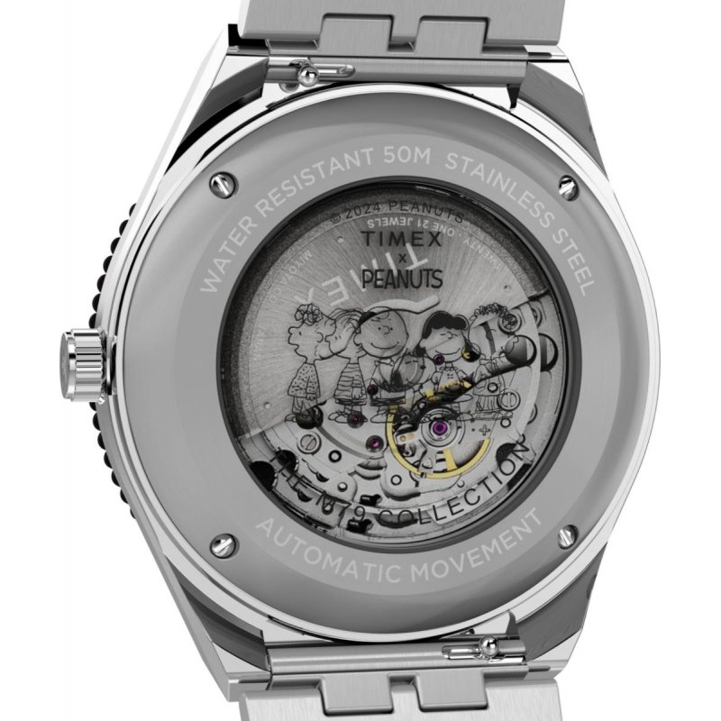 Timex - Orologio M79 Automatic X Peanuts - 40 Mm - Acciaio