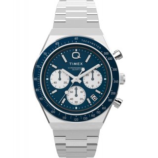 Timex - Orologio Chronograph Q - Acciaio Inox - 40 Mm