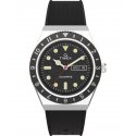Timex - Orologio Q Timex - Cinturino Gomma - 38 Mm