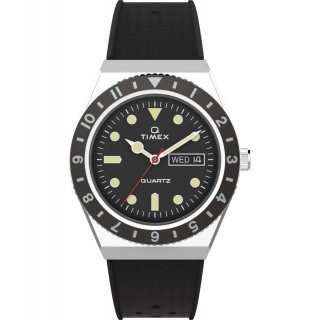 Timex - Orologio Q Timex - Cinturino Gomma - 38 Mm