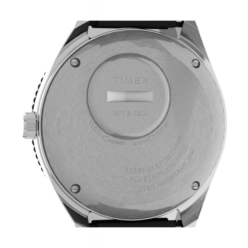 Timex - Orologio Q Timex - Cinturino Gomma - 38 Mm