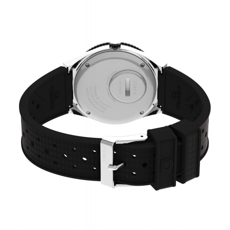 Timex - Orologio Q Timex - Cinturino Gomma - 38 Mm