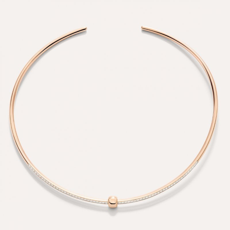 Pomellato - Collana Choker Together - Oro Rosa - Diamanti