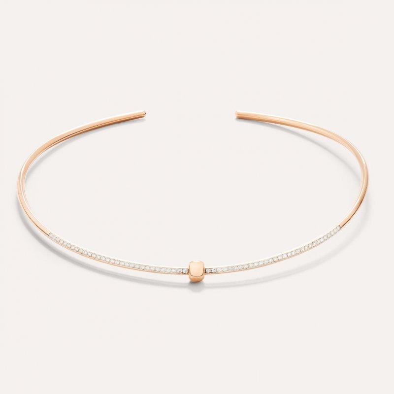 Pomellato - Collana Choker Together - Oro Rosa - Diamanti