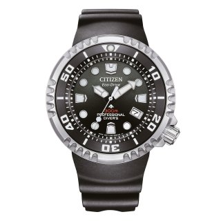 Citizen - Diver'S Eco Drive 300 Mt Gas Diver - Acciaio - Caucciù