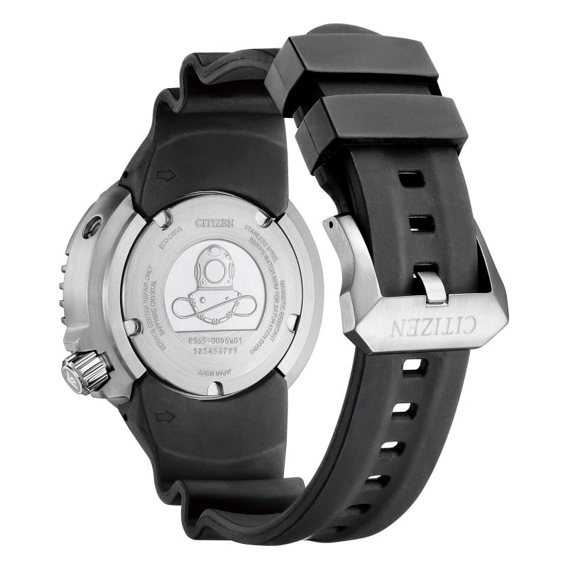Citizen - Diver'S Eco Drive 300 Mt Gas Diver - Acciaio - Caucciù
