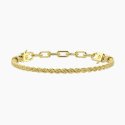 Kidult - Bracciale Componibile - Acciaio Dorato - Catena Corda