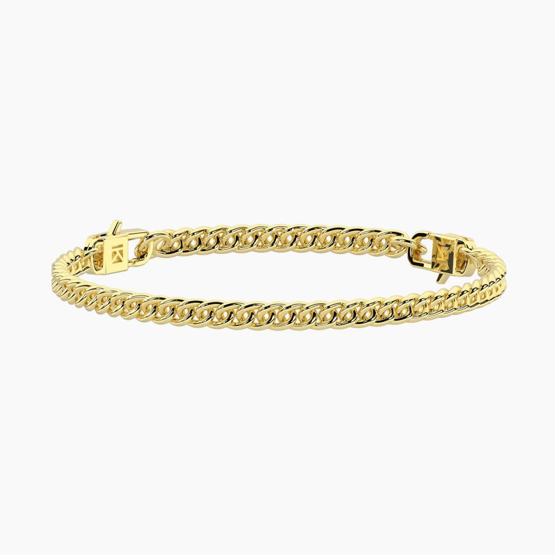 Kidult - Bracciale Componibile - Acciaio Dorato - Catena Groumette