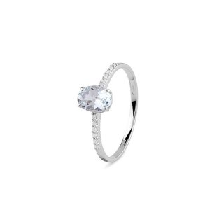 Bliss - Anello Bl Stephanie - Oro Bianco - Diamante