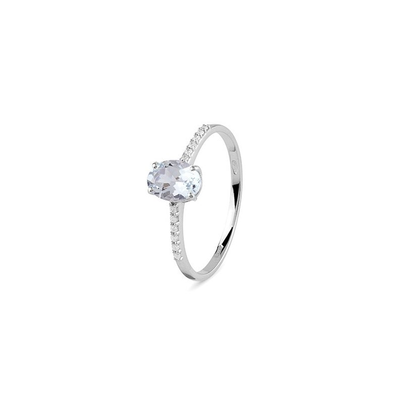 Bliss - Anello Bl Stephanie - Oro Bianco - Diamante