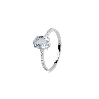 Bliss - Anello Bl Stephanie - Oro Bianco - Diamante