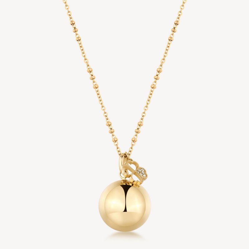 Brosway - Collana Chakra Famiglia - Quadrifoglio - Oro