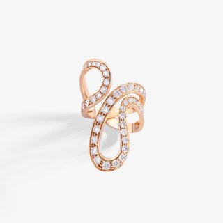 Dada Arrigoni - Anello Ivy - Oro Rosa 18K - Diamanti