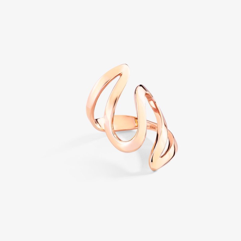 Dada Arrigoni - Anello Ivy - Oro Rosa 18K - Diamante