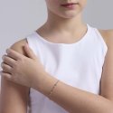 Mabina - Bracciale Rosa Multicolor - Cuori E Argento