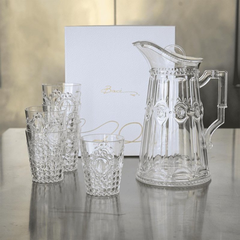 Baci Milano - Set Bicchieri E Brocca - Baroque & Rock
