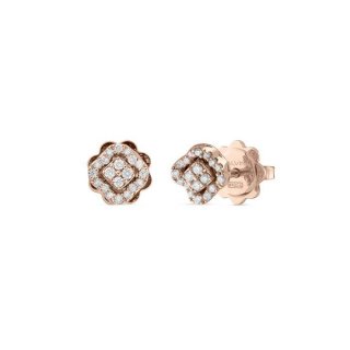 Salvini - Orecchini In Oro Rosa - Diamante Rotondo