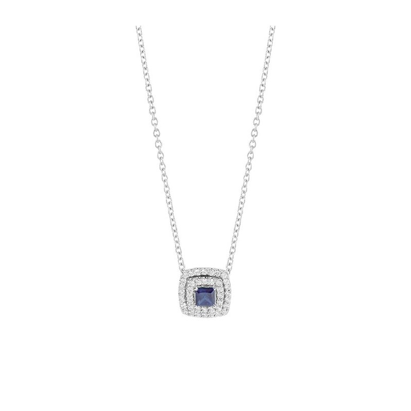 Salvini - Coll. In Oro Bianco - Diamante/Zaffiro