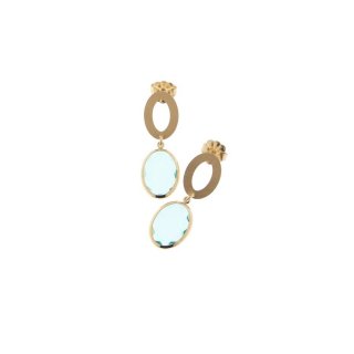 Aquaforte - Orecchini Pendenti Vintage - Azzurri - Argento