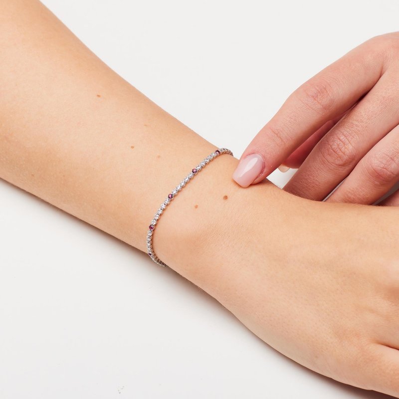 Brosway - Bracciale Fancy - Argento - Zirconi Ruby
