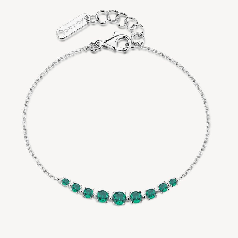 Brosway - Bracciale Fancy - Argento - Zirconi Life Green