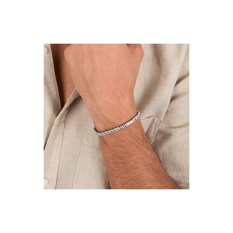 Sector - Bracciale Tennis - Uomo - Acciaio