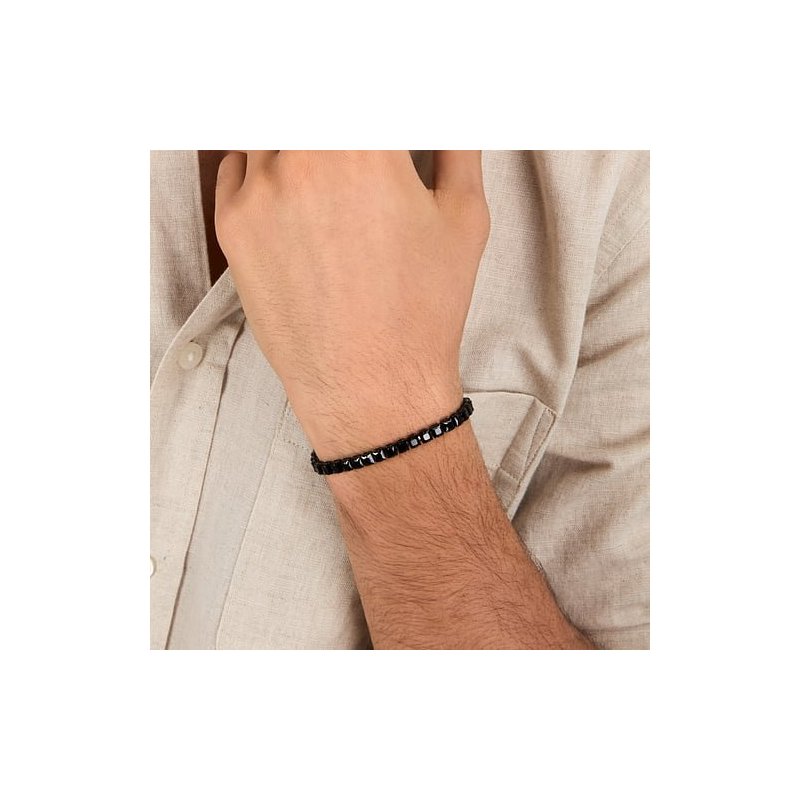 Sector - Bracciale Tennis - Uomo - Acciaio - Zirconi
