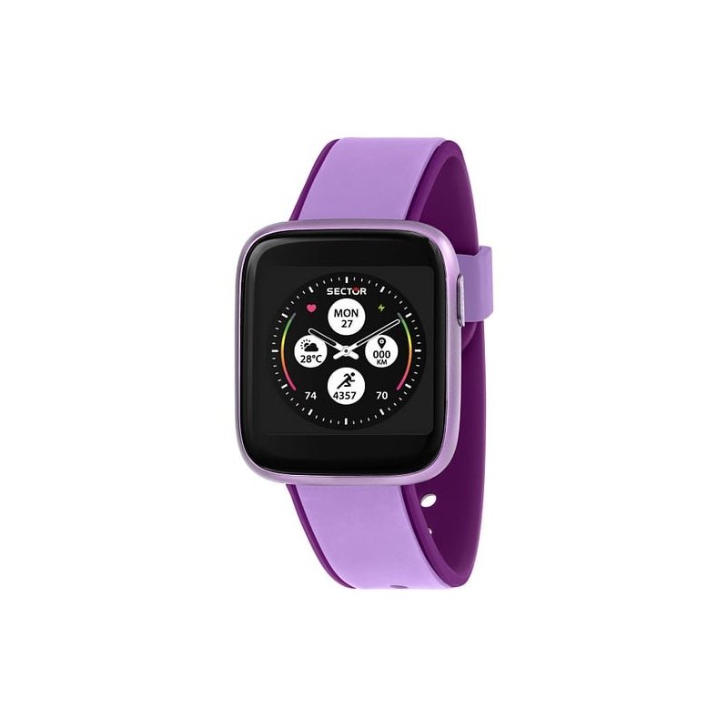 Sector - Orologio Smartwatch S-04 Colours - Unisex - Viola